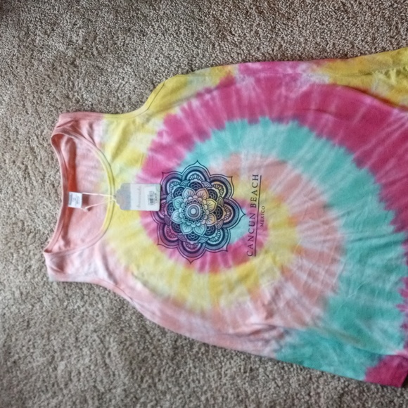 Tie die tank top - Picture 4 of 4